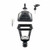 Solar carriage lantern includes an Acorn and an Eagle finial to screw onto the top of your solar light.