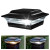 Solar deck post cap lights will shine outward for a 360 degree lighting effect.