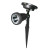Solar powered spotlight will add bright light to your bushes, trees and storage shed.