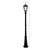 Black solar pole yard light is a great size at 8.75 x 8.75 x 87.