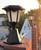 Solar pedestal light can be installed on your brick or stone column.