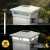 Solar deck post lights will stay lit for up to 12 hours with 3000K Warm White LED and 10 lumens of  light output.