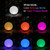 Solar Pool Globe Light has 9 variation of colors that it rotates through all night long.