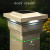 The 5x5 Tan solar deck post cap lights will fit your actual 5x5 vinyl or true 5x5 wood posts.