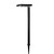 Solar walkway light is 27.75 inches high overall, including the 6 inch ground stake.