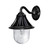 Solar wall mount light is 10.5 W x 8.5 D x 13 inches high installed