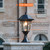 Solar Carriage Lantern - Black - Upgraded Column, Pole & Wall Mount Solar Carriage Lantern - Black - Upgraded Column, Pole & Wall Mount