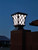 Solar pillar lantern has a Bronze Finish, with White polycarbonate diffuser lenses for a consistent light spread and look, and three LED color choices, with this photo showing 6000K Bright White lighting. Solar pillar lantern has a Bronze Finish, with White polycarbonate diffuser lenses for a consistent light spread and look, and three LED color choices, with this photo showing 6000K Bright White lighting.