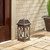 The solar hanging light has rain drop lenses that add a great look to the lantern during the day.