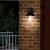 Solar wall light can easily be installed onto wood, brick, concrete and siding.
