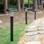 Bollard solar path lights will line your pathway with wonderful lighting.