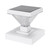 5x5 and 4x4 solar post cap lights are made from rigid coastal approved resin with a White finish.