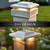 4x4 Solar deck post cap lights have a 2 in 1 design, the 3.5x3.5 has dual lighting out the side of light, and down the post, while the 4x4 and 4.25x4.25  solar cap lights have lighting only to the side.