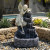 Solar powered water fountain is 29 inches high, a great size for apartments, smaller balconies and patio spaces.