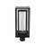 Solar post light includes screws to tighten the 3 inch fitter to your 3 inch diameter column post or yard pole.