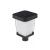 Commercial solar coach lamp includes Warm White and Bright White dual color LED, with a 3 inch fitter post to fit over your standard 3 inch parking lot pole.