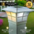 4x4 solar deck post cap lights have both 3000K Warm White and  5000K Cool White LED, with 12 lumens of light output, to light your deck at night.