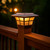 4x4 solar deck post cap lights have a Copper plated finish that will look great on your 3.5x3.5 nominal wood posts and your White 4x4 deck posts.