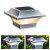 Solar fence post lights are made from powder coated aluminum, with Plexiglas lenses and Dual Color LED lighting.