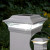 5x5 solar fence post cap lights have a low profile design, and a dual color mode with Warm White and Cool White LED.