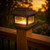 Solar fence post cap lights will give your home a welcoming glow at night from the 3000K Warm White LED.