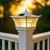 Solar post cap lights will look incredible on your deck posts with 3200K of welcoming light at night.