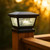 Black solar deck post lights, with pebbled glass lenses, will fit wood and vinyl fence posts that measure 3.5x3.5, 4x4 and 5x5 outside to outside.