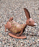 Bunny Rabbit Solar Statue Light Named Honey | 18 Inches Long