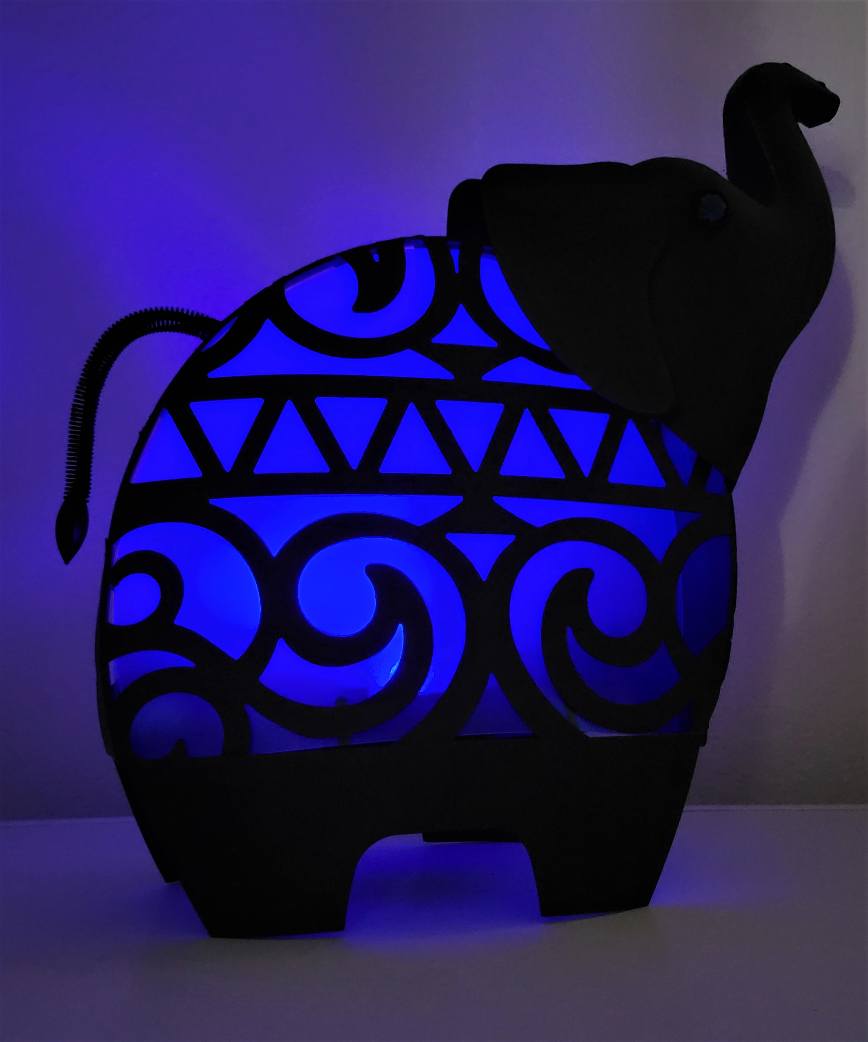 Baby Elephant Solar Animal Garden Light 
