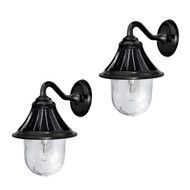 Solar wall mount porch lights are made from coastal approved, heavy duty quality resin to withstand high humidity and coastal area corrosion.