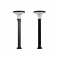 Commercial bollard solar lights are made from powder coated cast aluminum, with a protective tempered glass coating over the 10+ year solar panel.