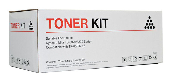 Icon Compatible Kyocera Compatible TK-65/67 Black Toner Cartridge