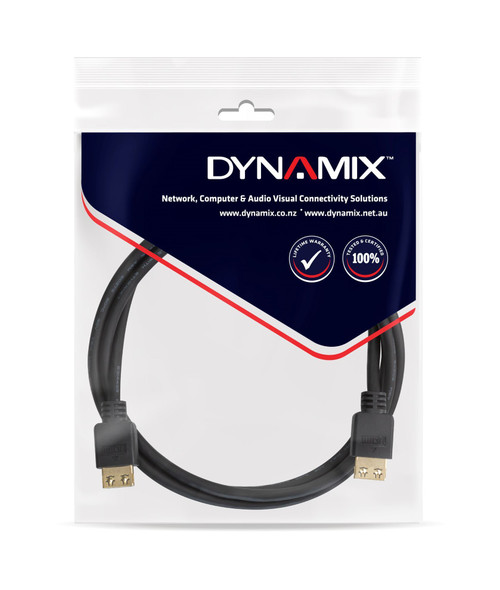 DYNAMIX 10m HDMI High Speed Flexi Lock Cable With Ethernet