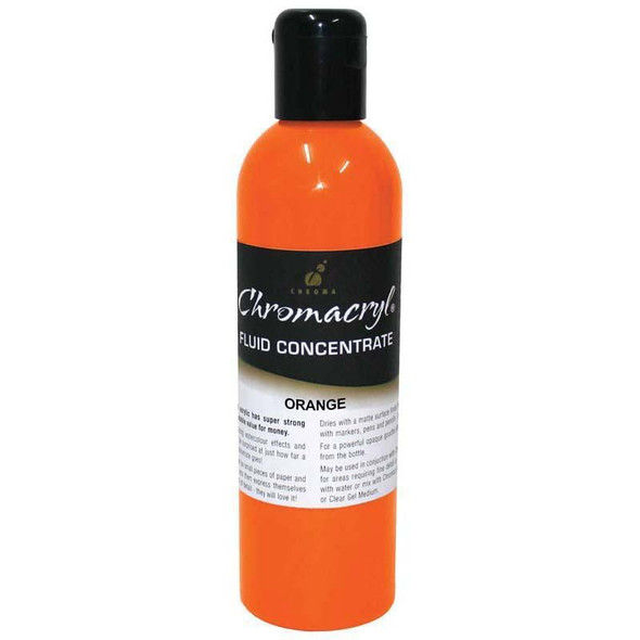 Chromacryl Fluid Concentrate Orange 250ml
