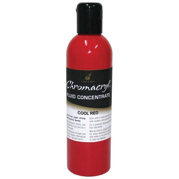 Chromacryl Fluid Concentrate Cool Red 250ml