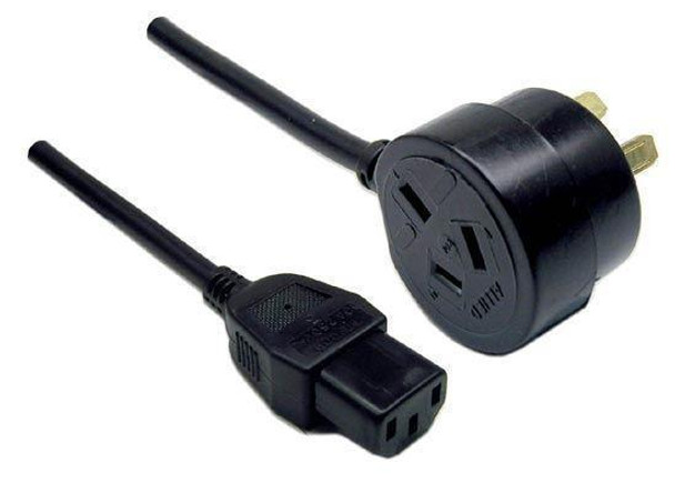 DYNAMIX 1.2M 3-Pin TAPON Ended Female Connector 10A.
