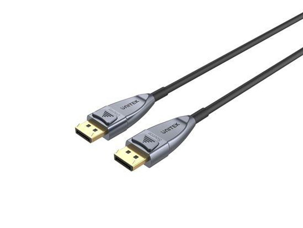 UNITEK 30M Ultrapro DisplayPort 1.4 Active Optical Cable.