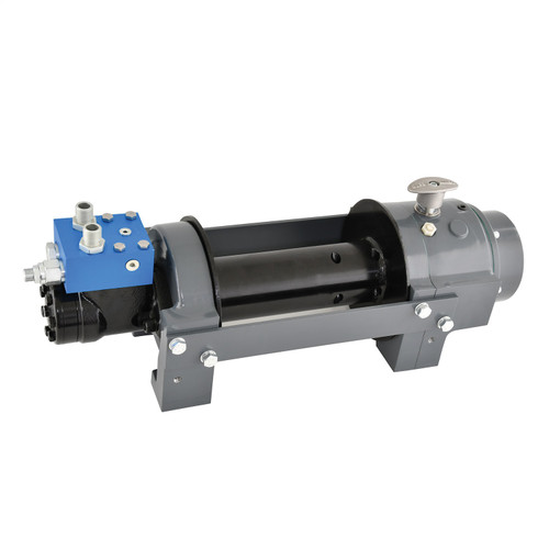 H8P Standard Drum Hydraulic 8000lbs Winch Graphite - 5050PRO