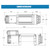 Tiger Shark 15000SR 15000lb 12V DC Winch with Synthetic Rope Black - 1515001 Tiger Shark 15000SR 15000lb 12V DC Winch with Synthetic Rope Black - 1515001