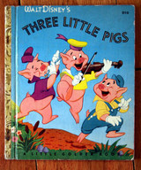 Walt Disney's Three Little Pigs Little Golden Book