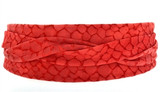 ADA OBI Wrap Belt [Red Mosaic]