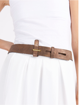 ADA Lavina Belt [Truffle Metallic]