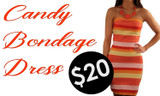 Candy Bondage Dress on Sale $20!