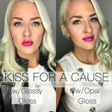 LIPSENSE SALE 15% OFF KISS FOR A CAUSE LIPSENSE WITH OPAL GLOSS
