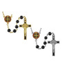 St. Benedict Rosary in Gold  Tone