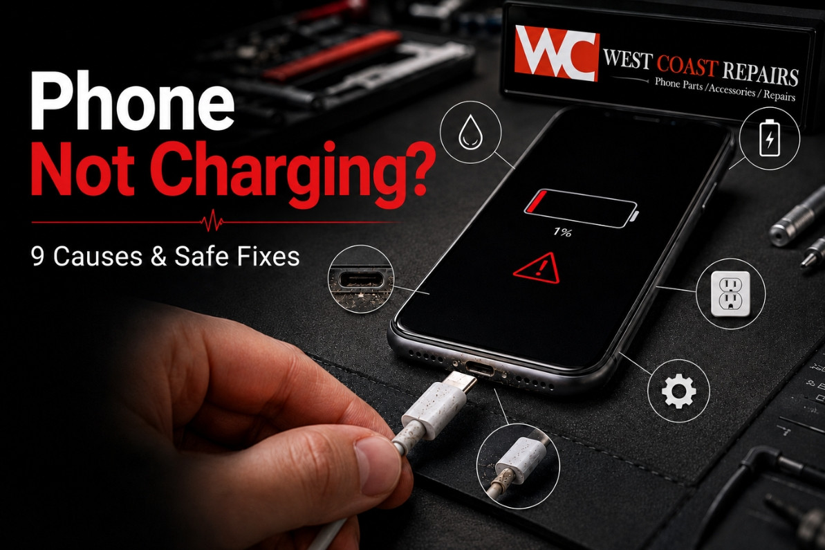 Phone Not Charging? 9 Causes & Safe Fixes | Westcoast Repairs