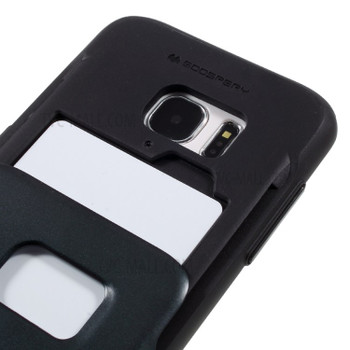 For Samsung Galaxy S7  Mercury Sky Slide Bumper Case Black