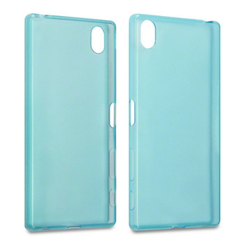 For sony Z5 Premium  Rubber Case Blue