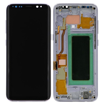 LCD Assembly for Samsung Galaxy S8 2017 (Orchid Grey) Touch Screen Replacement (Refurb)