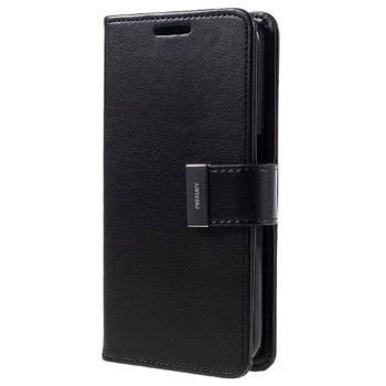 For  Samsung Galaxy S8 Rich Diary Case Black